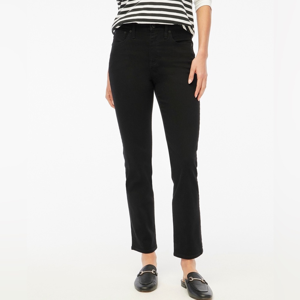 J.Crew Factory Essential Straight Black Denim